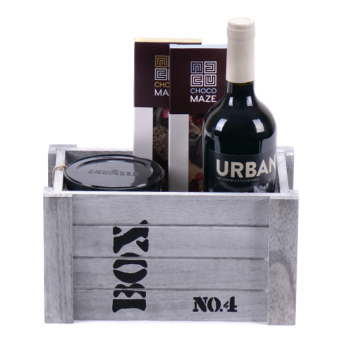 Dárkový dřevěný box Urban Malbec